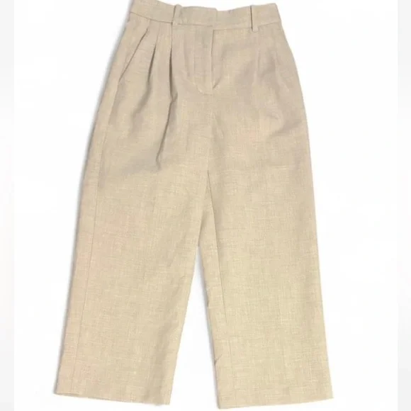 Wilfred Tan Effortless Pants - crop - Picture 1 of 5